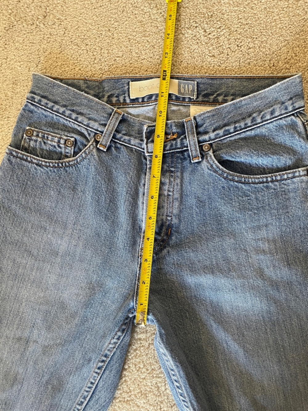 Vintage Gap Boot Cut Jeans - Light Blue Denim - Picture 6 of 10